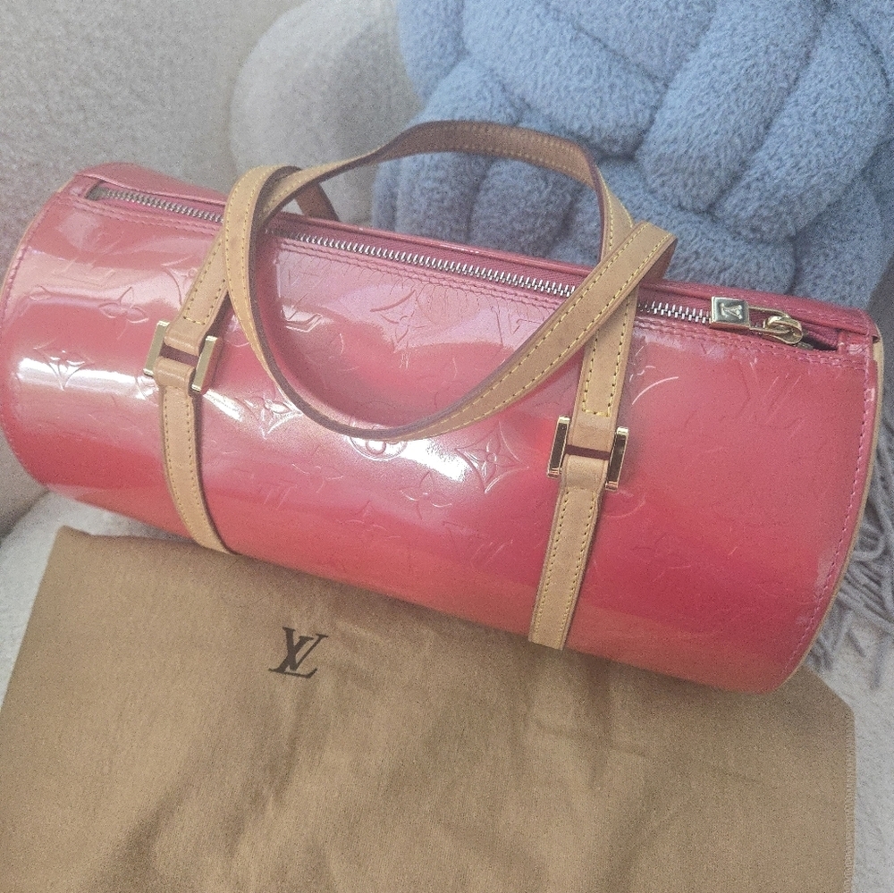 Louis Vuitton Red Vernis papillon bedford bag - Picture 6 of 17